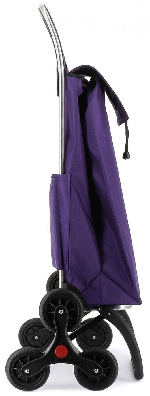 Nákupní taška na kolečkách Rolser I-Max MF 6 s kolečky do schodů, fialová