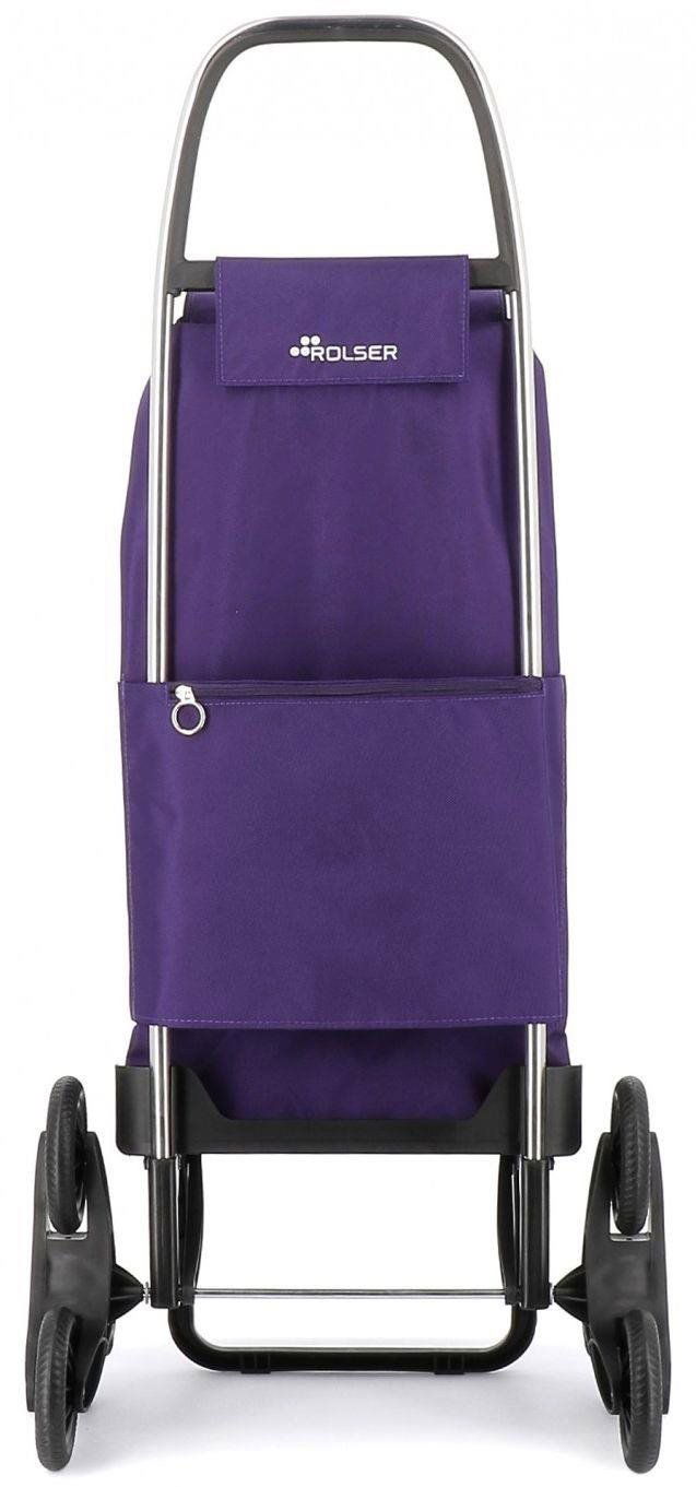 Nákupní taška na kolečkách Rolser I-Max MF 6 s kolečky do schodů, fialová