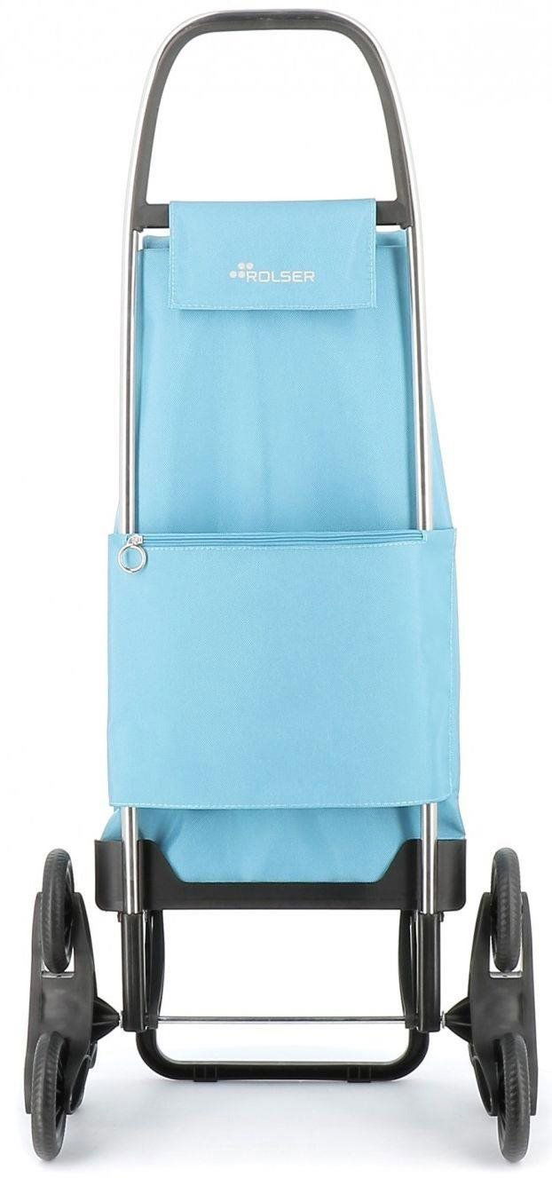 Nákupní taška na kolečkách Rolser I-Max MF 6 s kolečky do schodů, světle modrá