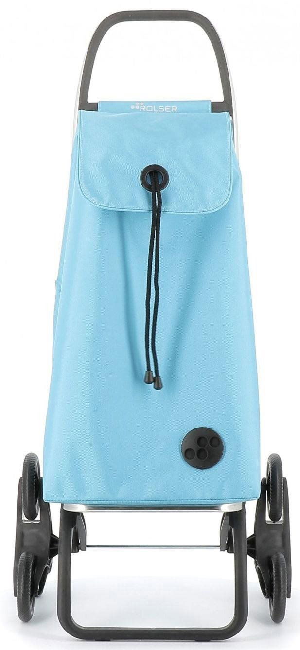 Nákupní taška na kolečkách Rolser I-Max MF 6 s kolečky do schodů, světle modrá