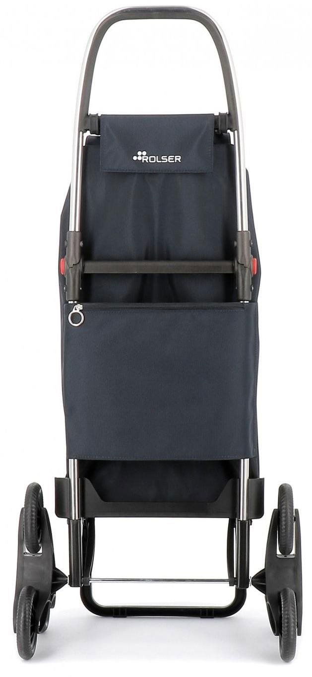 Nákupní taška na kolečkách Rolser I-Max MF 6 Logic s kolečky do schodů, šedá