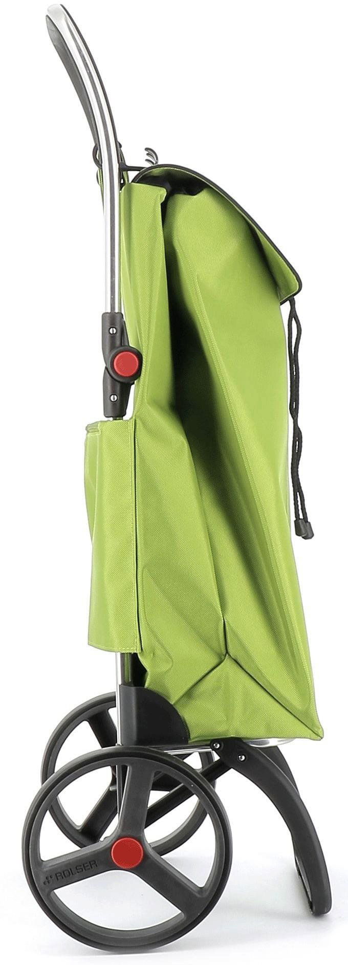 Nákupní taška na kolečkách Rolser I-Max MF 2 Logic RSG s velkými kolečky, limetková