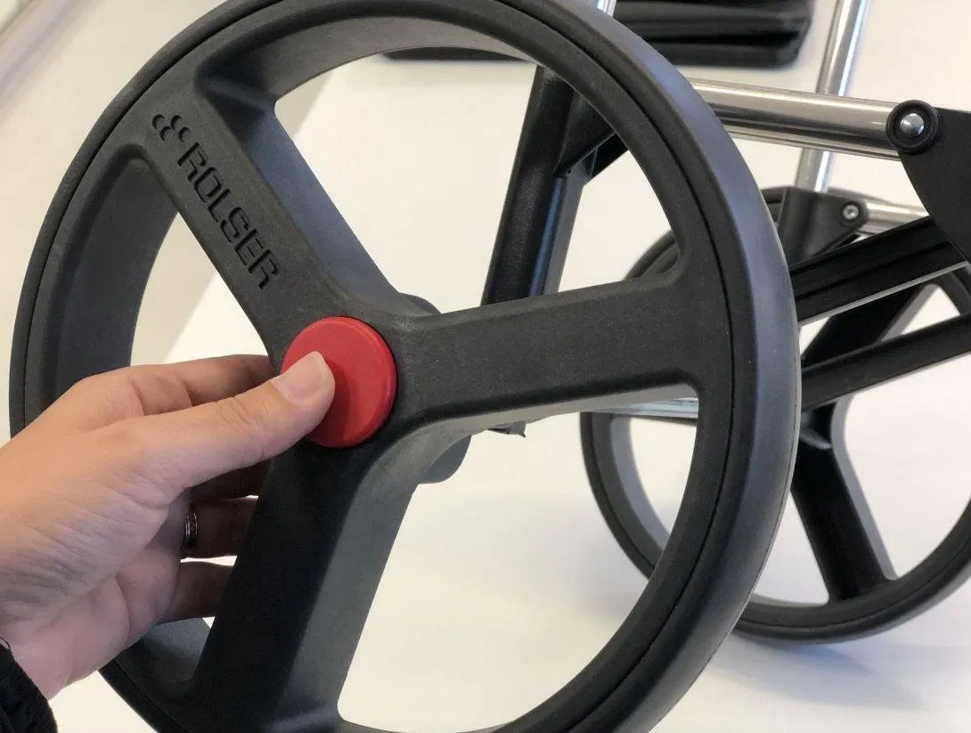 Nákupní taška na kolečkách Rolser I-Max MF 2 Logic RSG s velkými kolečky, oranžová