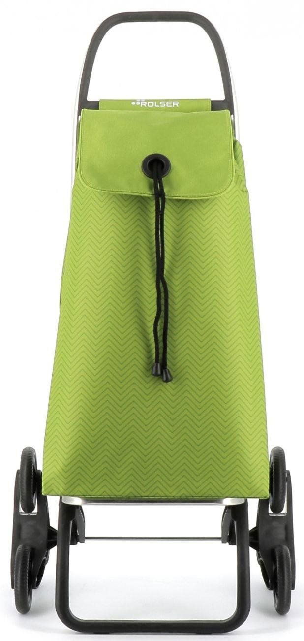 Nákupní taška na kolečkách Rolser I-Max Ona 6 s kolečky do schodů, limetková