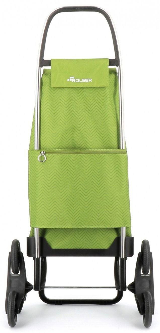 Nákupní taška na kolečkách Rolser I-Max Ona 6 s kolečky do schodů, limetková