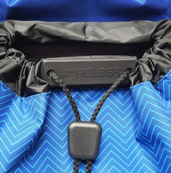 Nákupní taška na kolečkách Rolser I-Max Ona 6 s kolečky do schodů, modrá