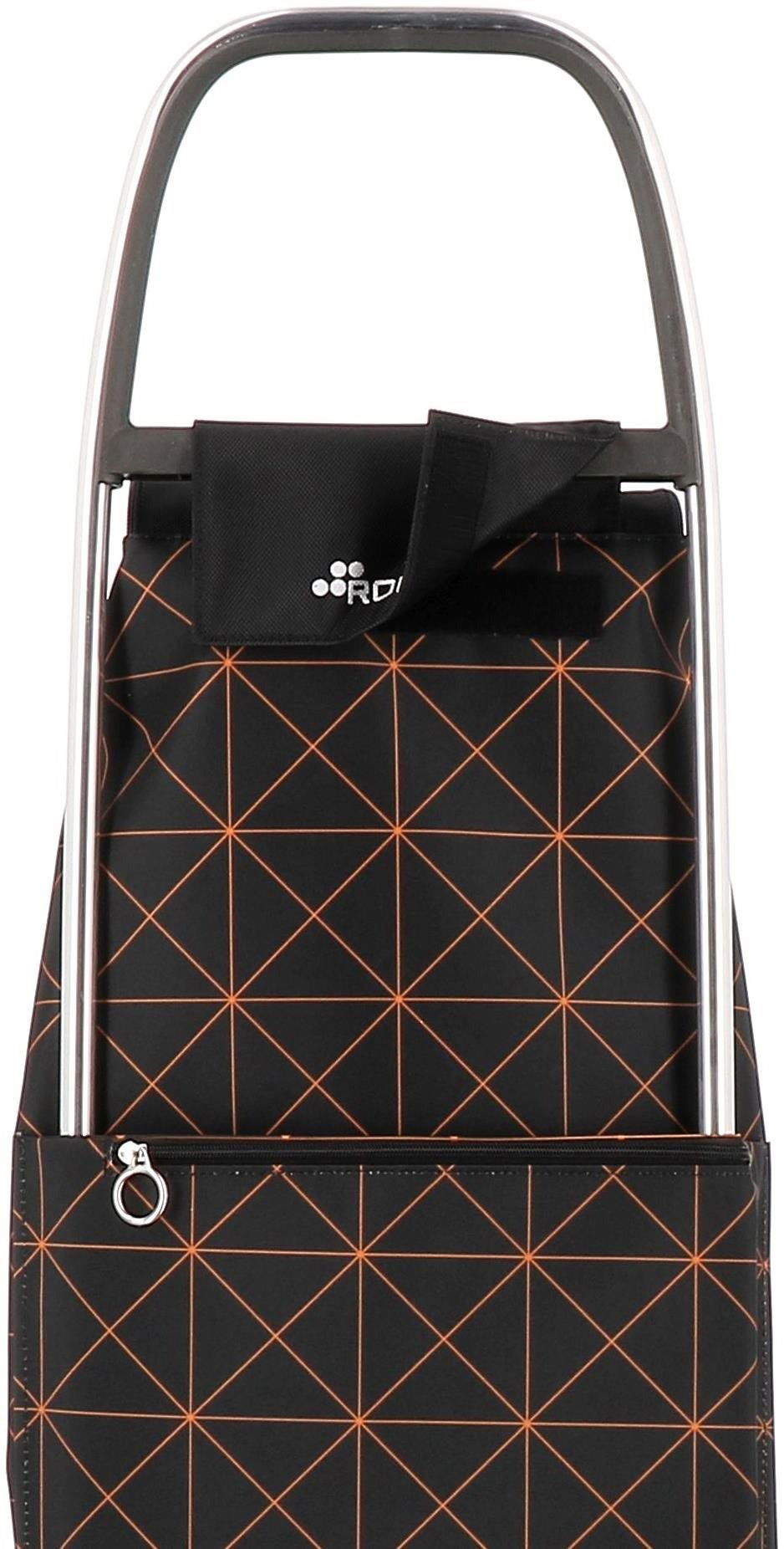 Nákupní taška na kolečkách Rolser I-Max Star 2, černo-oranžová