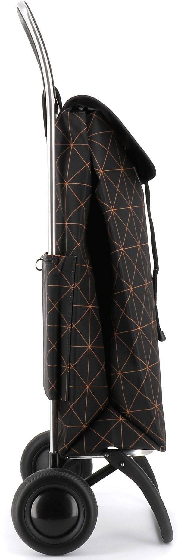 Nákupní taška na kolečkách Rolser I-Max Star 2, černo-oranžová