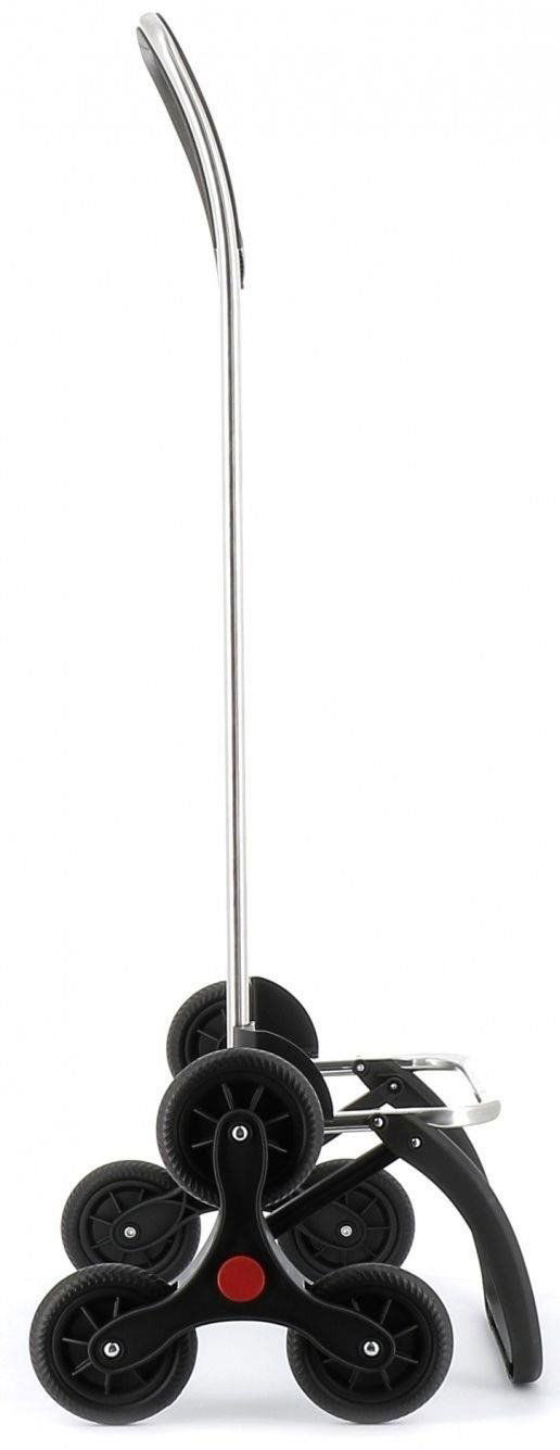 Nákupní taška na kolečkách Rolser I-Max Star 6 s kolečky do schodů, černo-oranžová