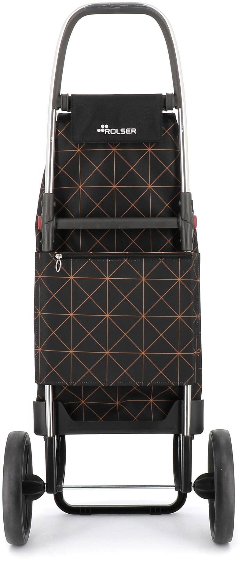Nákupní taška na kolečkách Rolser I-Max 2 Logic Star RSG, černo-oranžová