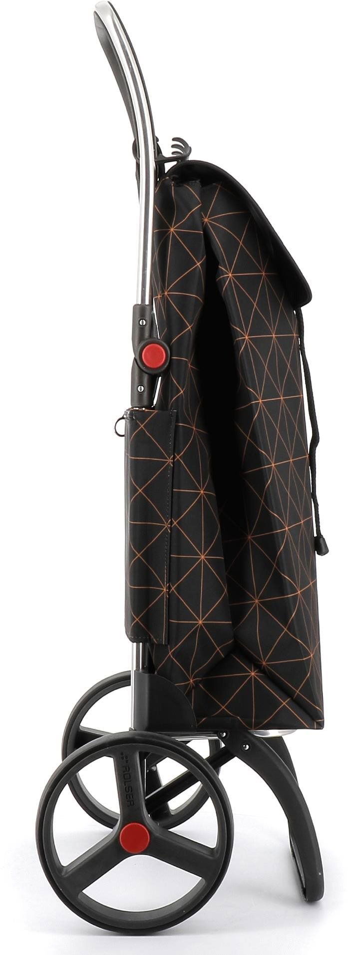 Nákupní taška na kolečkách Rolser I-Max 2 Logic Star RSG, černo-oranžová