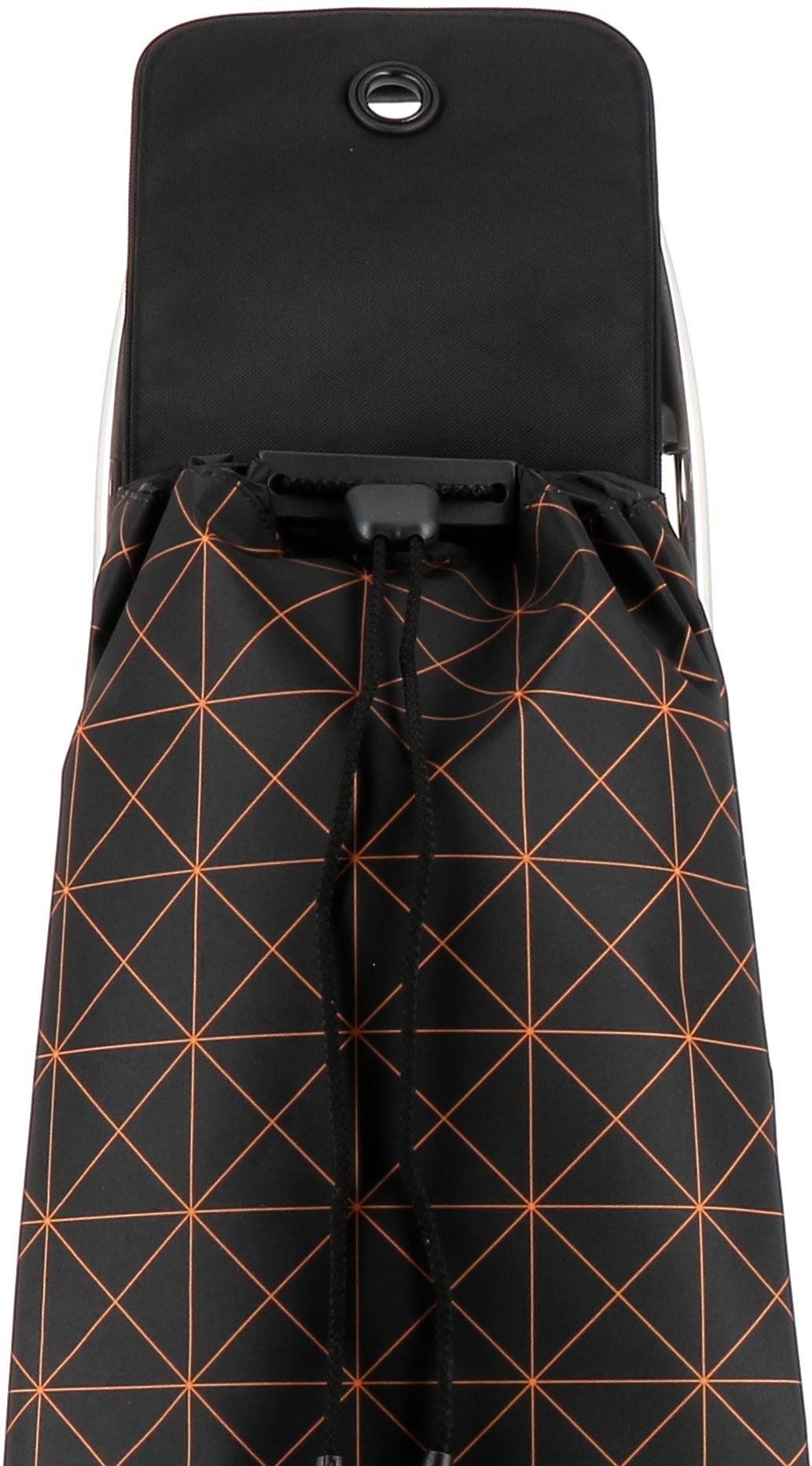 Nákupní taška na kolečkách Rolser I-Max 2 Logic Star RSG, černo-oranžová