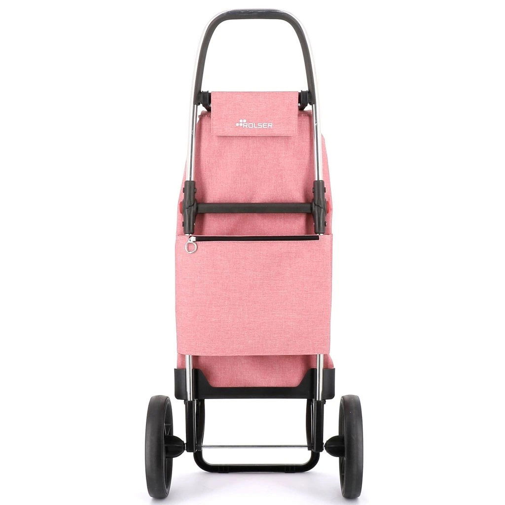 Nákupní taška na kolečkách Rolser I-Max Tweed 2 Logic RSG s velkými kolečky, korálová