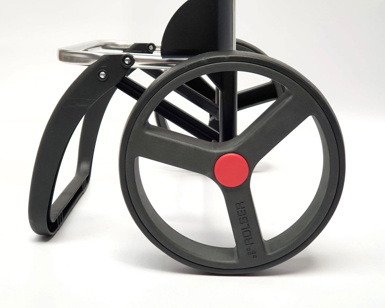 Nákupní taška na kolečkách Rolser I-Max Tweed 2 Logic RSG s velkými kolečky, korálová