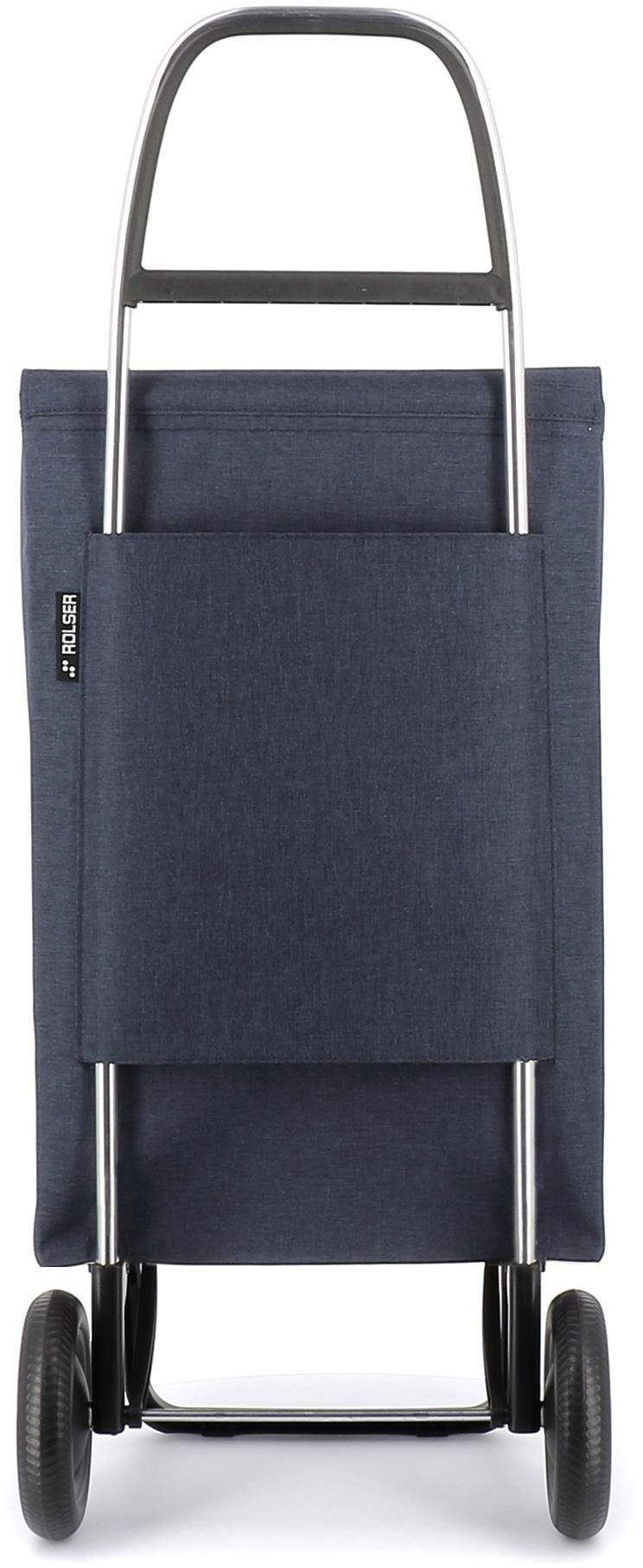 Nákupní taška na kolečkách Rolser Jean Tweed 2, tmavě modrá