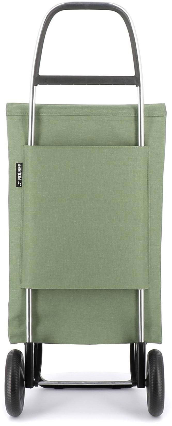 Nákupní taška na kolečkách Rolser Jean Tweed 2, zelená