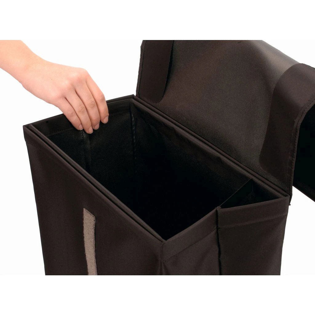 Nákupní taška na kolečkách Rolser Jean Tweed 2, černá