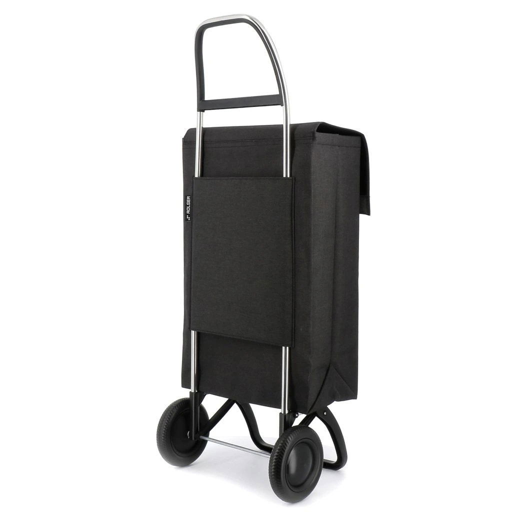 Nákupní taška na kolečkách Rolser Jean Tweed 2, černá