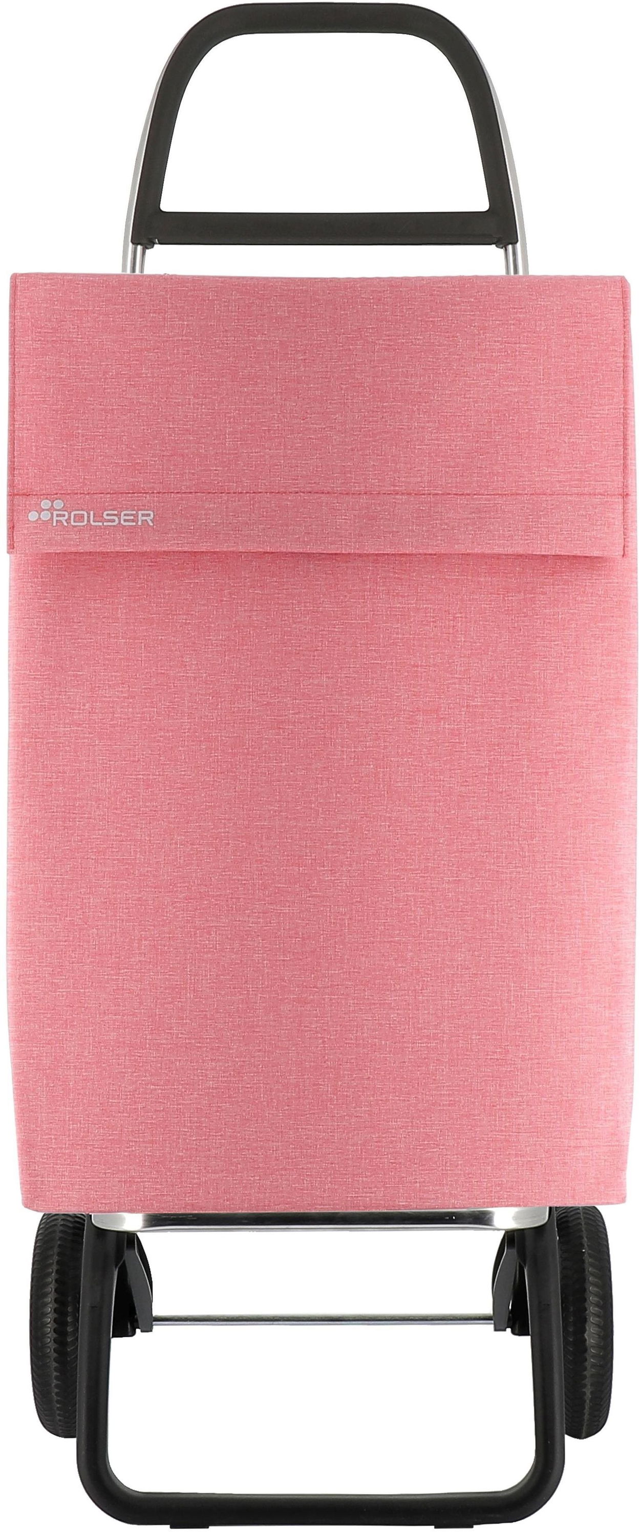 Nákupní taška na kolečkách Rolser Jean Tweed 2, korálová
