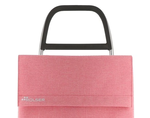 Nákupní taška na kolečkách Rolser Jean Tweed 2, korálová