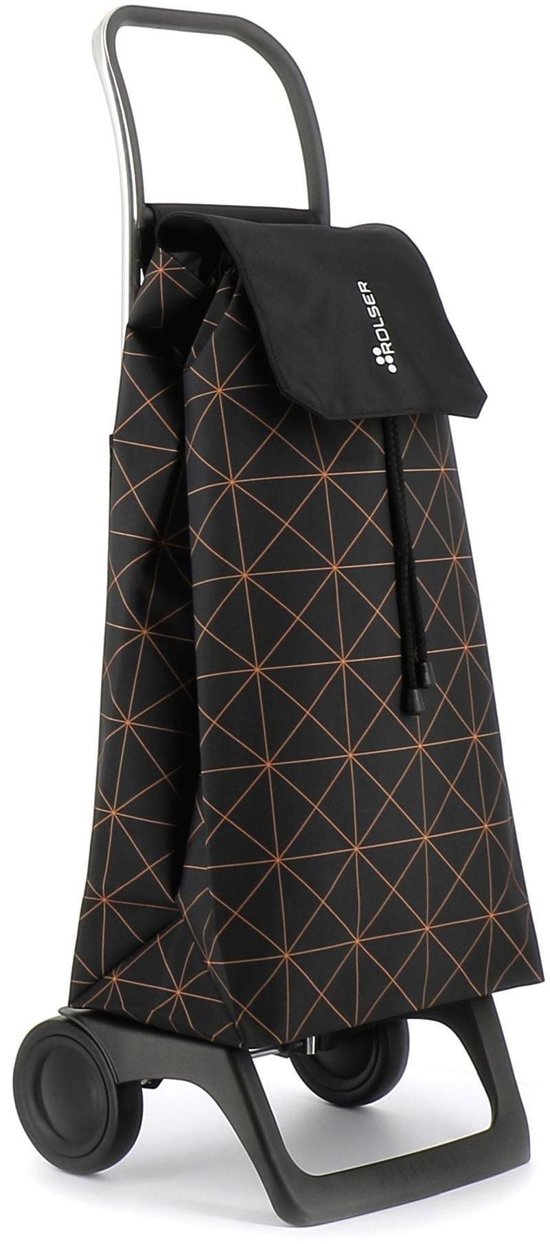 Nákupní taška na kolečkách Rolser Jet Star Joy, černo-oranžová