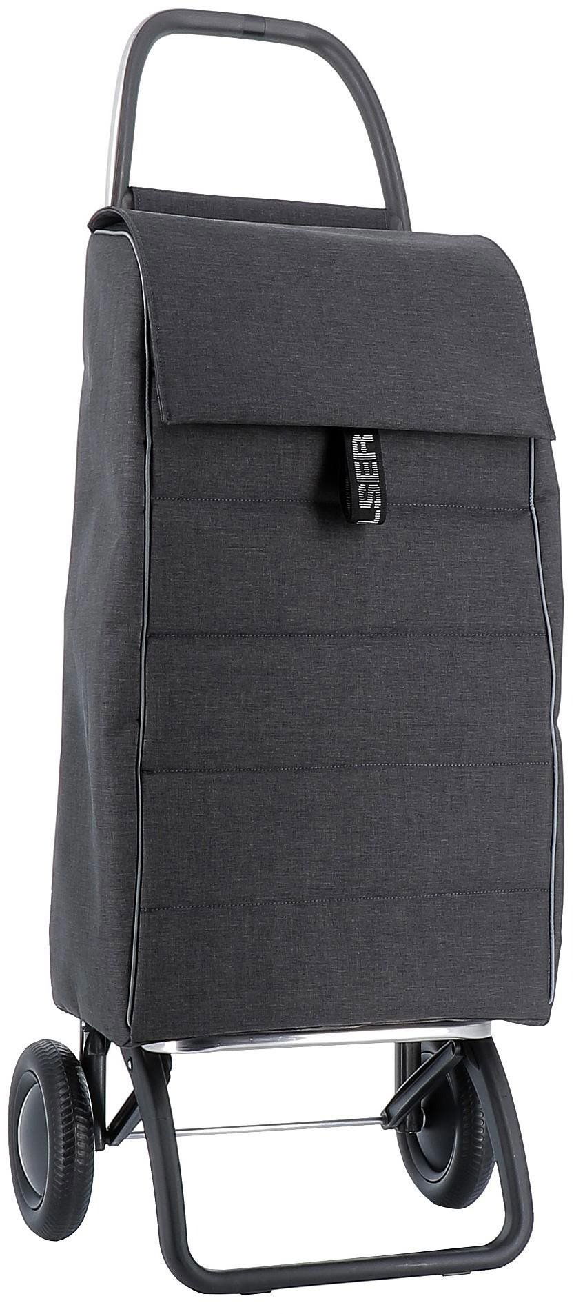 Nákupní taška na kolečkách Rolser Jolie Tweed 2, černá