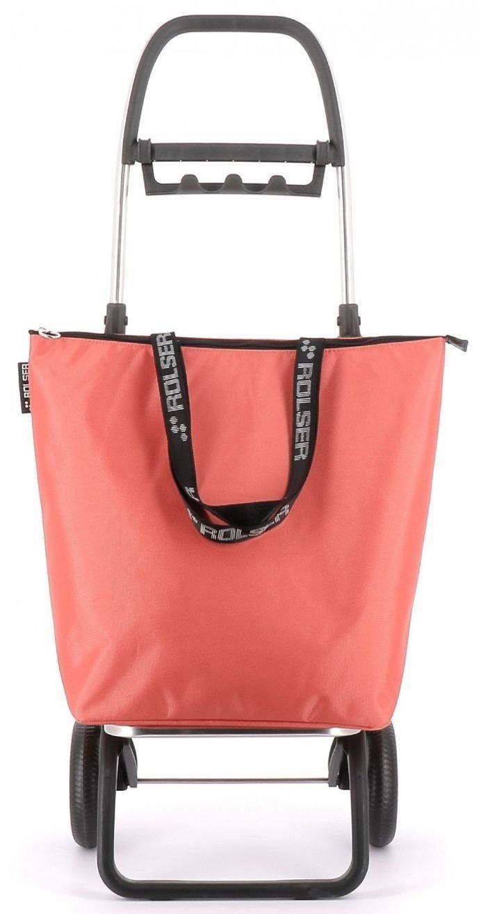 Nákupní taška na kolečkách Rolser Mini Bag MF 2 Logic, korálová