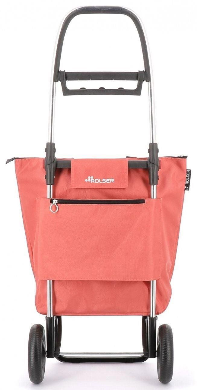 Nákupní taška na kolečkách Rolser Mini Bag MF 2 Logic, korálová