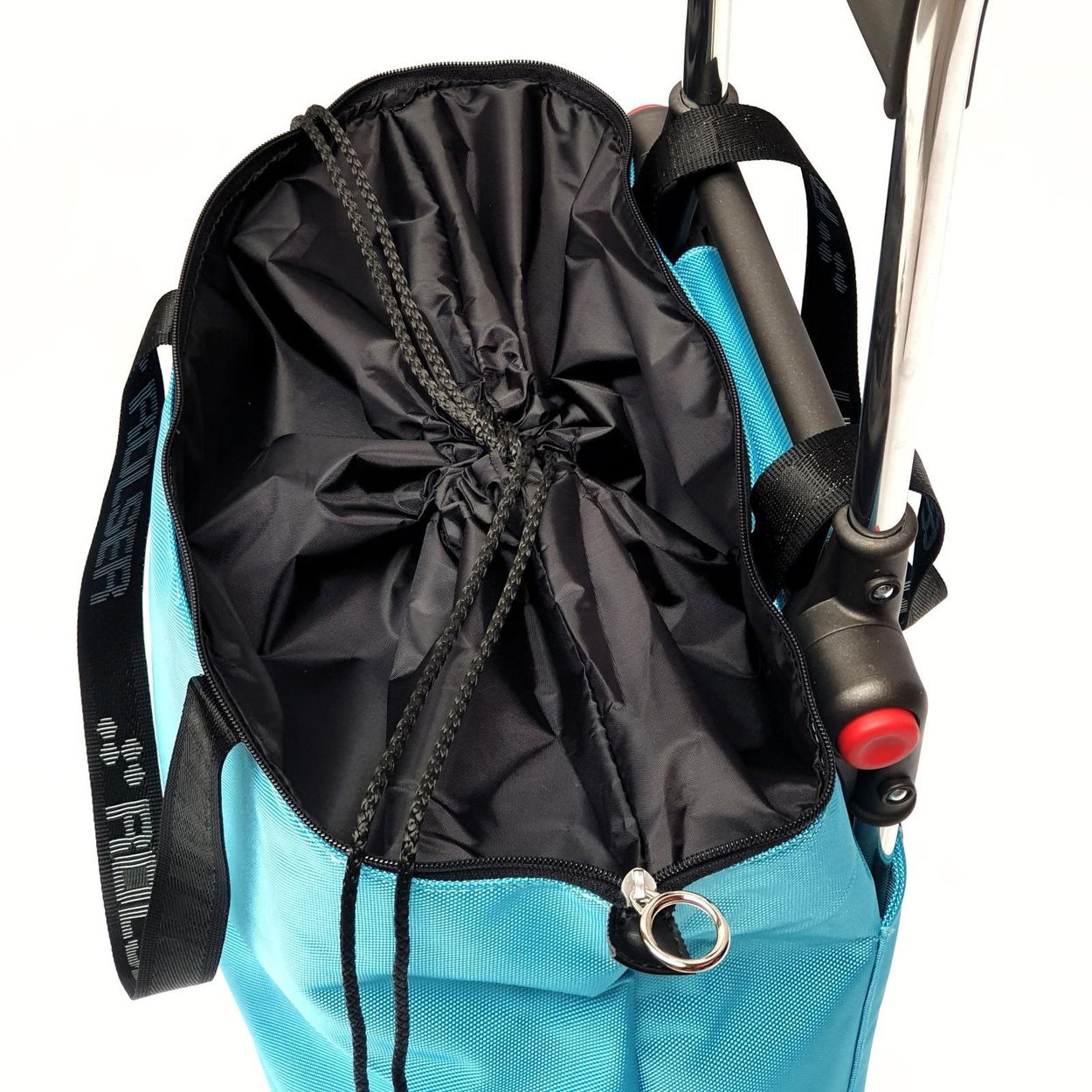 Nákupní taška na kolečkách Rolser Mini Bag MF 2 Logic, světlá modrá