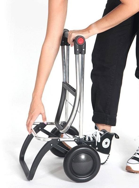 Nákupní taška na kolečkách Rolser Mini Bag MF 2 Logic, bordó