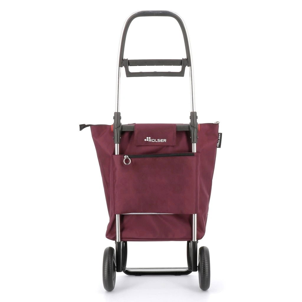 Nákupní taška na kolečkách Rolser Mini Bag MF 2 Logic, bordó