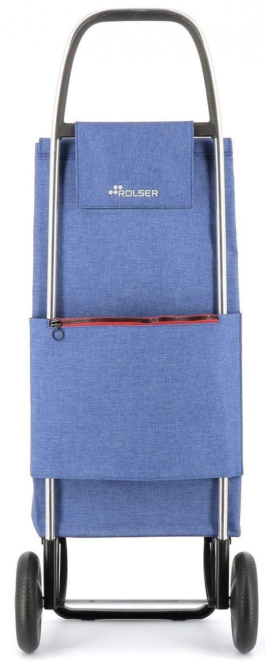 Nákupní taška na kolečkách Rolser Wallaby Tweed 2, modrá