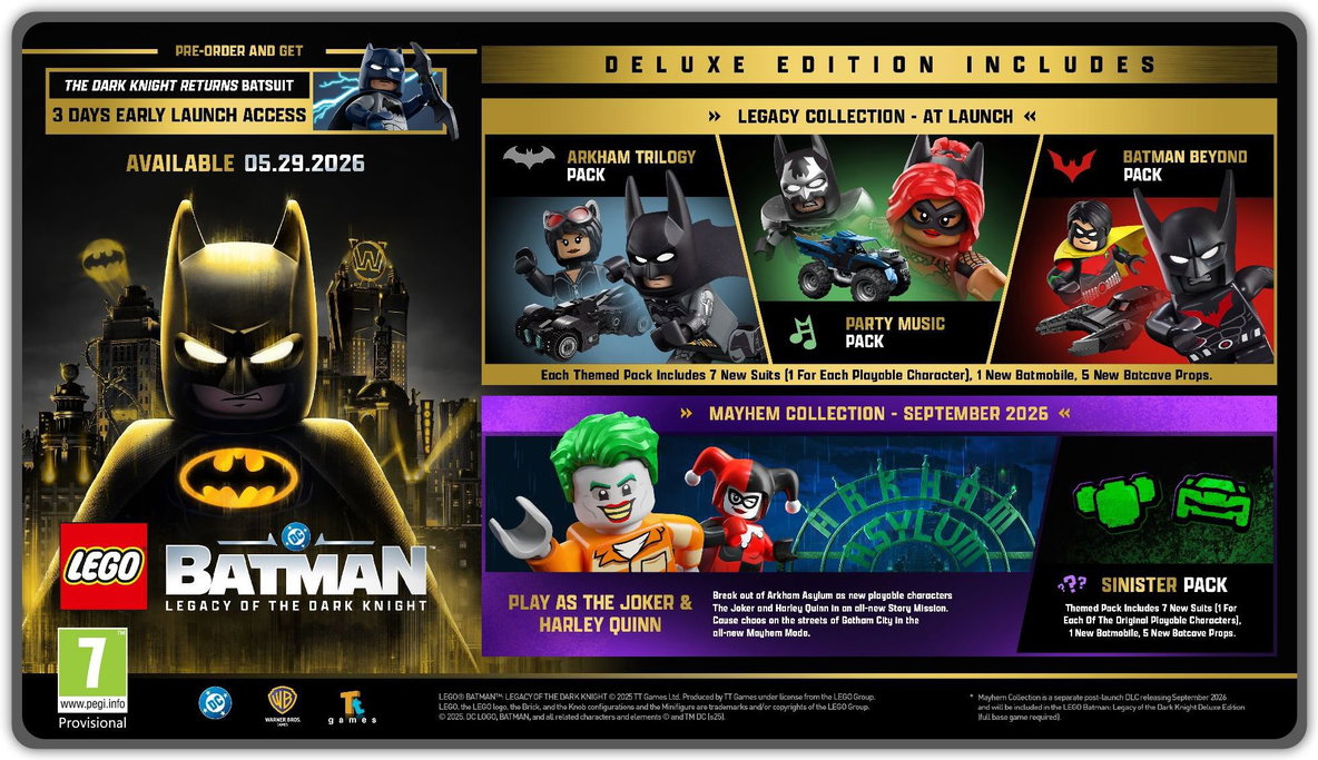 LEGO Batman: Legacy of the Dark Knight: Deluxe Edition Xbox Series X