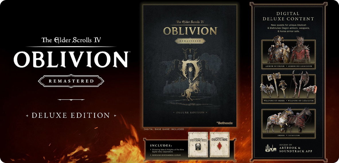 The Elder Scrolls IV: Oblivion Remastered Deluxe Edition PS5