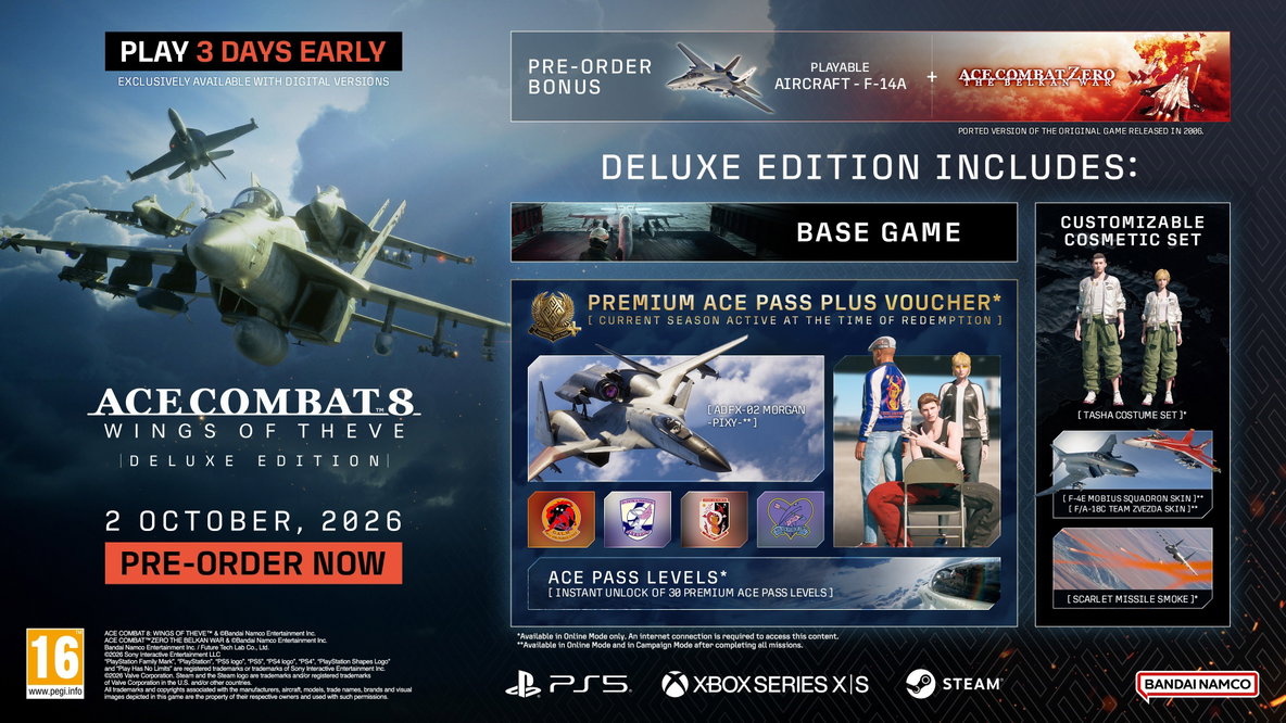 Ace Combat 8: Wings of Theve: Deluxe Edition Xbox Series X