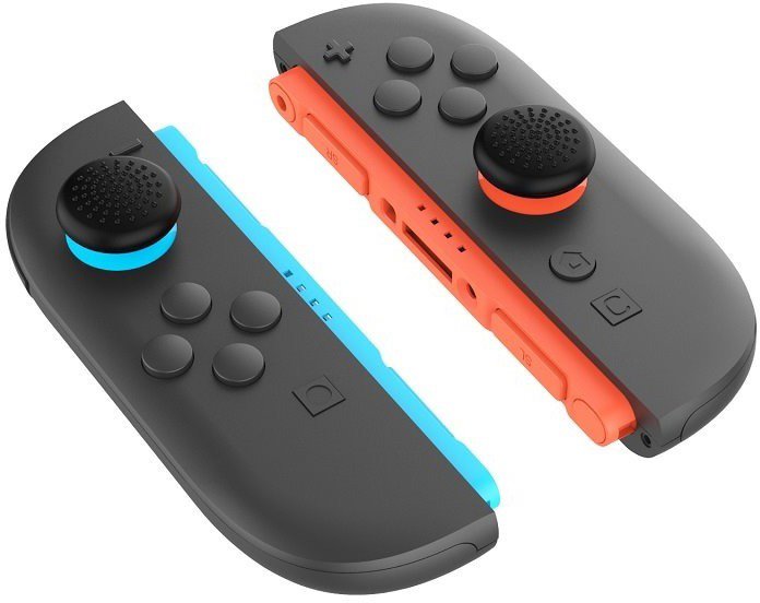 Gripy na ovladač iPega SW2026B Silikonové Krytky Ovládacích Páček JoyCon Ovladače pro Nintendo Switch 2 6ks Black