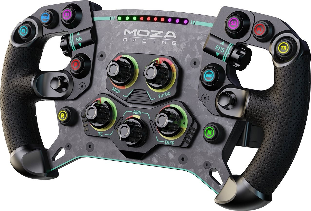 Volant MOZA GS V2P Steering Wheel (Microfiber Leather)