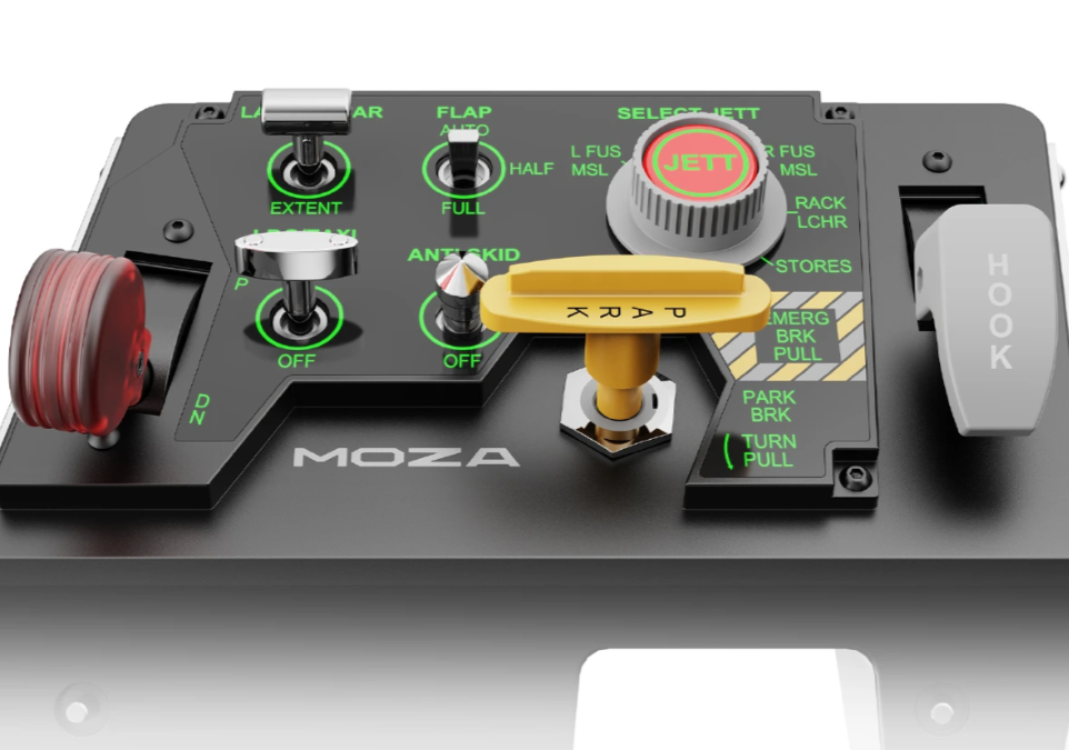 Letecký herní ovladač MOZA Flight MTLP Take-off Landing Panel