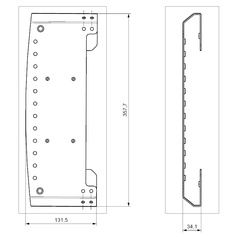 Herní doplněk MOZA Racing mBooster Base Extension Plate