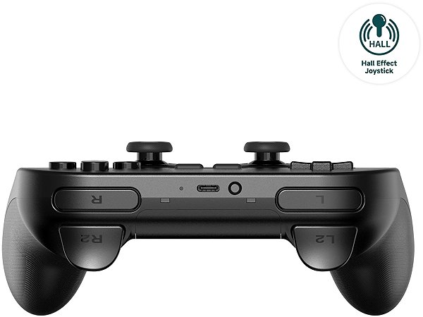 Gamepad 8BitDo Pro 2 Wireless Controller (Hall Effect Joystick) - Black Edition - Nintendo Switch ...