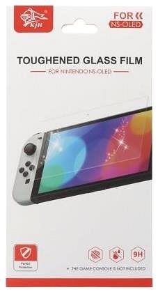 Ochranné sklo KJH Ochranné tvrzené sklo proti otiskům prstů pro Nintendo Switch Oled Transparentní ...