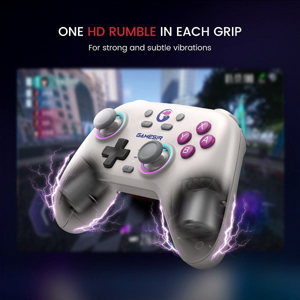 Gamepad GameSir Nova Multiplatform Gaming Controller Retro White ...