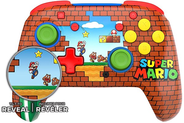 Gamepad Turtle Beach Rematch Wireles Nintendo Switch 2 - Reveal - Mario Bricks ...