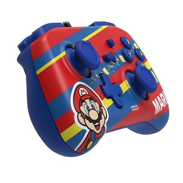 Gamepad HORIPAD Mini - Super Mario Series - Nintendo Switch Boční pohled