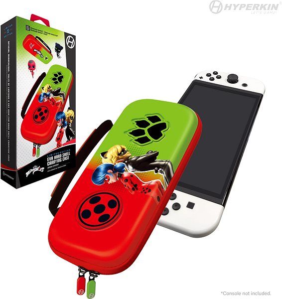Obal na Nintendo Switch Hyperkin Miraculous EVA Hard Shell Carrying Case for Nintendo Switch/Switch OLED/Switch Lite (Bug & ...