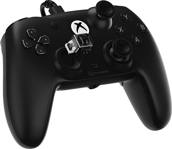 Gamepad Hyperkin Competitor Wired Controller for Xbox Series|One/Win 11|10 (Black) Licensed by Xbox ...