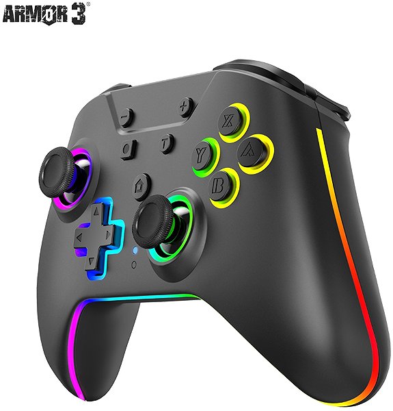 Gamepad Armor3 NuRival Wireless Hall Effect Stick Game Controller For Nintendo Switch (Black) ...