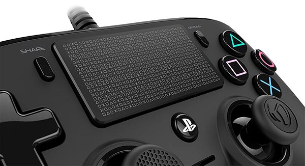 Gamepad Nacon Wired Compact Controller PS4 - černý Boční pohled
