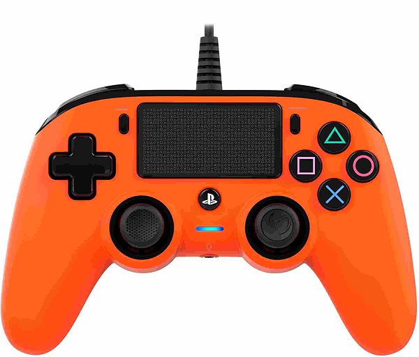 Gamepad Nacon Wired Compact Controller PS4 - oranžový Screen