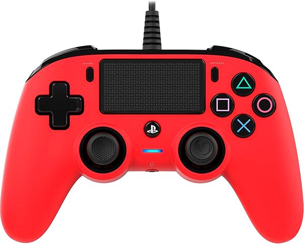 Gamepad Nacon Wired Compact Controller PS4 - červený Screen